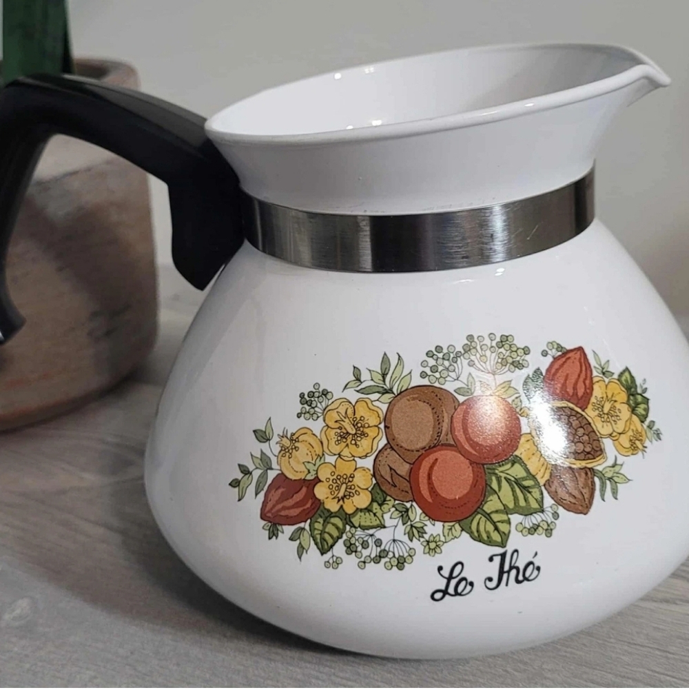 Vintage Corning Ware “Spice of Life” “Le The” 6 Cup Teapot- P-104 1970s - Picture 5 of 5